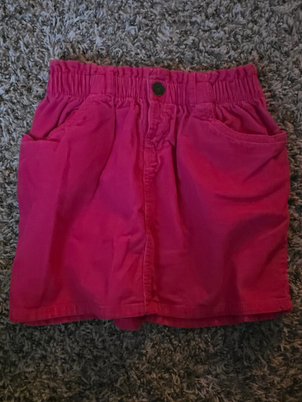 Carter's Hot Pink Corduroy Elastic-Waist Skirt, Size 8